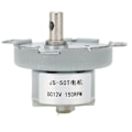 Miniatyrbillede 2 af 8: DC12V Gearmotor med Selvspærring Mikrohastighedsreduktion Transmission Dele med M4 Hul 150RPM