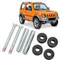 Miniatyrbild 1 av 8: Fram Bromsoksslidpinnar Styrkit BCF1406AX2 Ersättning för Suzuki Jimny 1998 till 2023