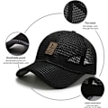 Miniatyrbild 4 av 5: 2 herrhattar Sommarsolhatt Solhatt utomhus Cap Black and blue