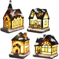 Julelandsby-sett - LED-belyst julelandsbyhus med figurer, julelandsbykolleksjon interiørdekorasjon - Samleobjekt