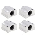Miniatyrbillede 2 af 8: 4 stk. SCS8UU Lineære Kuglelejer Glideblokke Aluminium Legering CNC Maskine Glideenhed 8mm Bore