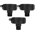 Miniatyrbillede 2 af 8: 3 stk. IBC Tank Slangetilslutning G3/4 Gevind ABS Plast Aftapningsadapter Udskiftningsventil FittingS60 BUT
