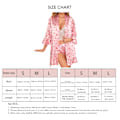 Miniatyrbild 1 av 2: 4 st Kvinnor Pyjamas Set Casual Bältesrock Spets Bralette och Shorts Sovkläder Set för Hemma Rosa Hjärta (Rock + Bälte + BH + Byxor) S