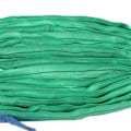 Miniatyrbillede 4 af 8: Løfteslynge 4M 2T Grøn Forstærket Dobbelt Øje Løkke Polyester Fleksibel Rigging Løfteslynge til Kran Hejs