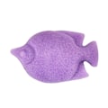 Miniatyrbilde 2 av 2: Fiskformet ansiktsvaskesvamp i naturlig materiale for ansikt og kropp - Tørr (Lilla)