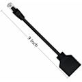 Miniatyrbild 3 av 5: Rj45 Splitter, Lan Ethernet Kabel Förlängare För Plug And Play Design, Signalstabilitet, Stöder Cat 5 Cat 6 Prestanda, Samtidigt Nätverk