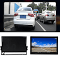 Miniatyrbild 1 av 8: 10,1 tum Bakkamera Monitor TFT LCD Skärm med Solskydd Universal för Bil Lastbil Husbil Minivan Trailer
