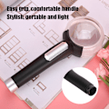 Miniatyrbillede 1 af 7: LED Forstørrelsesglas 10X Håndholdt Forstørrelsesglas til Ældre Læsning med Opbevaringspose
