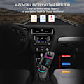 Miniatyrbillede 4 af 8: Dobbelt Hoved Bluetooth FM Sendemodul Bilradio Adapter MP3 Afspiller