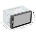 Miniatyrbillede 6 af 8: 2Din Bil MP5 Afspiller 7in Touchscreen Høj Definition FM Radio Stereo Lyd Bluetooth Håndfri