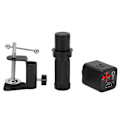 Miniatyrbilde 6 av 8: USB-mikroskop 24MP 1080P 2K Justerbar Brakett Høy Dekning Mikroskopkamera for Industrilaboratorium AC 100‑240VUS Plugg