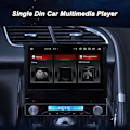 Miniatyrbillede 7 af 8: Single Din Bilstereo til Android 11.0 WIFI 4G DSP Carplay Auto GPS Navigation Universal Multimediaafspiller