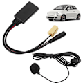 Miniatyrbillede 1 af 8: Bil Bluetooth 5.0 AUX IN Kabel Håndfri Mikrofon ABS Varmebestandig Udskiftning til Alfa Romeo 159