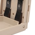 Miniatyrbillede 5 af 8: 2 stk. Foldbar Kopholder Vandtæt Nem at Rengøre Højre Vinkel Bil Vandflaskeholder til RV Camper SUV Beige