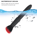 Miniatyrbillede 5 af 8: USB Genopladelig Makeupbørste Formet Massager Vibrator 10 Hastigheds Vibrations Massagepind