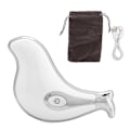 Miniatyrbilde 2 av 2: Gua Sha-brett for ansiktsforyngelse, lymfedrenasje, avgiftning og varmebehandling - Hvit