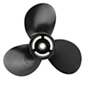 Miniatyrbillede 2 af 8: Udenbordsmotor Propeller 9 1/4x8in 3 Blade 10 Splines R Rotation Aluminium Legering Udskiftning til Suzuki 8‑20HP