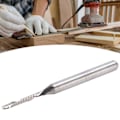 Pikkukuva 1 / 8: 5 kpl spiraalimyllytysterä Tungsten Steel -reititysterä Puunveiston tarvike 3.175 X 1.5 X 12mm