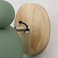 Miniatyrbild 3 av 5: Rund Metall Vägglampa med Tecknat Motiv, Macaronfärgad Nordisk Design E27 Sockel för Hall Kök Trappor