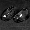 Miniatyrbillede 1 af 2: 1 Par Kulfiber Bakspejlsdæksel Trim Tilbehør Passer til E92 M3 Coupé 2007-2012