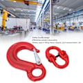 Miniatyrbillede 8 af 8: Slip Hook Eye Sling Heavy Duty 2T Bærende Trailer Løftekædeforbindelse med 2 Ringspænder
