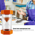 Miniatyrbild 5 av 8: Hexagonformad Sandtimer 30 Minuter Timer Klocka för Klassrum Hem Kontor Köksbruk Orange