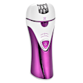 Miniatyrbilde 3 av 8: 3-i-1 Hår Fjerningsmaskin for Kvinner Ladbar Elektrisk Epilator Pedikyr Maskin Rosa