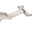 Miniatyrbild 5 av 8: Silverfärgad Rostfritt Stål Armbandslås med Hög Finish Ergonomisk Armbandslås Ersättning för Urmakare 14mm