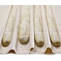 Miniatyrbild 2 av 8: Non-Stick Bakduk för Perfekta Bröd, Helt Naturligt Säker Jäsduk Absorberande Material, Formningsverktyg för Baguetter Limpor Ciabatta (75 cm)