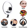 Pikkukuva 6 / 8: LED-rengasvalo suoratoistoon ja selfie-kuviin, 12 tuumaa (EU-pistoke 100-240V)