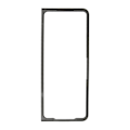 Miniatyrbild 6 av 8: Vikbar Skärm Telefonskal Syntetiskt Läder Skyddande Vikbart Telefonskal för Samsung Galaxy Z Fold 5 Tvåfärgat Nötskinn Blå