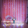 Miniatyrbilde 3 av 7: Gardin Led Kobbertråd Lys Utendørs Gardin Lys Led Vanntette Ball Lys Utendørs USB Led Lys Hvit Dekor Soverom Atmosfære Lys PVC