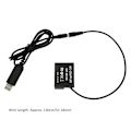Miniatyrbilde 1 av 2: USB-grensesnitt til NP W126 Full Dekoding Dummy Batteriadapter for Fuji X T1 X T2 X T3 X T10 X T20 X T30 X Pro1 X Pro2 X Pro3