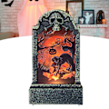 Miniatyrbilde 4 av 8: Halloween Gravsted Lys Spesielle Mønstre Festival Dekorativ Lampe for Bar Fest Hjem Katt