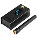 Pikkukuva 2 / 2: Koottu MMDVM Hotspot -tuki P25 DMR YSF:lle Raspberry Pi:lle, OLED-näyttö, Antenni, Kotelo