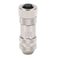 Miniatyrbilde 2 av 8: M12 Sensor Connector 8-polet IP67 Vanntett Kaldpressing Hunn Aviation Plug for Bil Bobil Båt