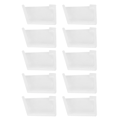 Miniatyrbilde 2 av 8: 10 stk Kyllingfôringsavløpshette Plastkrybbe Rett Flens Avløpshette for Husdyr M ‑ Rett Flens