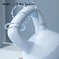 Miniatyrbillede 2 af 5: Blød Kettlebell Kvinders Squat Træning Software 5kg Pot Dumbbell Hofte Styrketræning Sand Kettlebell Fitness Girl Pink 8kg