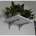 Miniatyrbild 2 av 5: DIY Bordsfäste, Utrymmesbesparande Montering, 304 Rostfritt Stål, 12\", Säljs i Par, 550Lbs Max Lastkapacitet, Lämplig för Butiker, Affärer & Verkstäder,