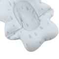 Miniatyrbillede 4 af 8: Baby Badekar Sæde Universal Flydende Foldbar Blød Komfortabel Baby Badekar Støtte Måtte til Babybad Blå Vanddråbe