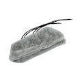 Miniatyrbillede 6 af 8: Hjørne Fleece Fugle Tæppe Behagelig Varmt Fuglely Bed Papegøjetæppe til Efterår Vinter Små Mellems Store Fugle Grå
