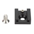 Miniatyrbillede 2 af 8: Kold Sko Montering Adapter med 1/4 tommer Skrue til Kamera Bur Lommelygte Skærm Mikrofon