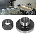 Miniatyrbild 1 av 8: Collet i kolstål, 80 mm diameter, chuck för svarv, tillbehör för CNC-fräs, ER32