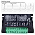 Miniatyrbild 8 av 8: Förarens styrenhet CNC 32 delningar 42/57 Steppermotor TB6600 styrmodul 4.0A 42V