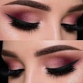 Miniatyrbillede 1 af 3: DNM 2 Farver Øjenbrynspudder Naturlig Vandfast Øjenbryn Makeup Pudderbørste Øjenbryn Stemplet