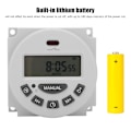 Miniatyrbilde 1 av 4: CN101A L701-12V Digital Tidsswitch LCD Kongenerøs Mikrodatamaskin Elektronisk Timer