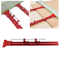 Miniatyrbillede 1 af 8: Parallel Føringsystem i Aluminium Legering Præcis Skala Træbearbejdning Cirkelsav Sporingsføring