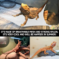 Miniatyrbild 1 av 4: 2 st. Skäggagam Hammock Triangel Reptilhängmatta för Skäggagamer Ödlor Reptil