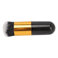 Miniatyrbillede 8 af 8: 2 stk. Chubby Makeup Brush Portable Fluffy Soft Syntetisk Chubby Kosmetikbørste Sort Guld