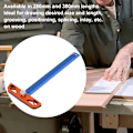 Miniatyrbilde 8 av 8: T-formet linjal i aluminiumlegering, 2 bakplater, 2 brukbare lengder, blå, justerbar, fleksibel merking, trebearbeidingsverktøy T-300MM